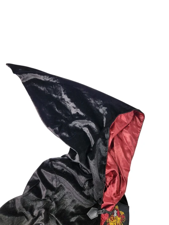 Harry Potter Velvet Gryffindor Robe Kids Size Med 7-8 Cosplay Halloween Wizard - Picture 11 of 11